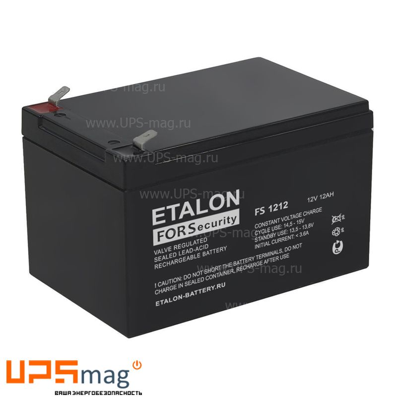 Аккумулятор Etalon FS 1212 (12V / 12Ah)