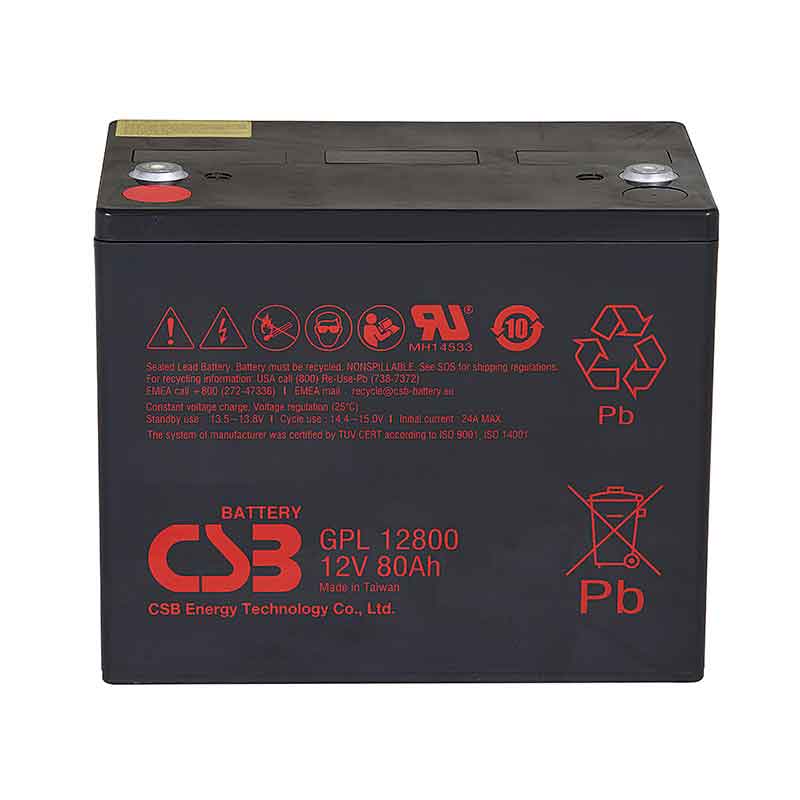 Аккумулятор CSB GPL 12800 (12V / 80Ah)