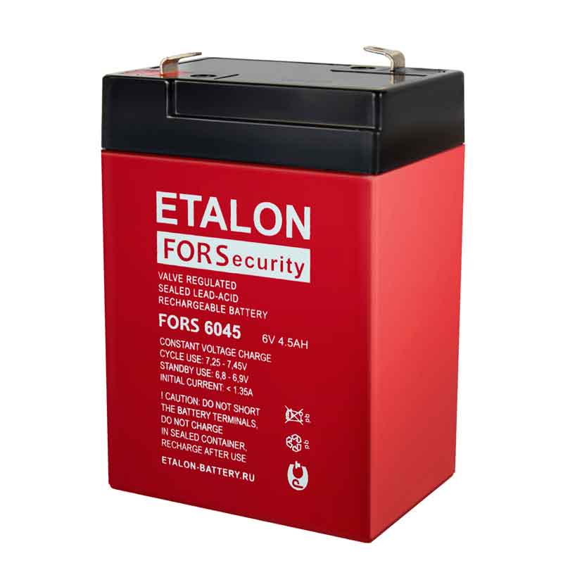 Аккумулятор Etalon FORS 6045 (6V / 4.5Ah)