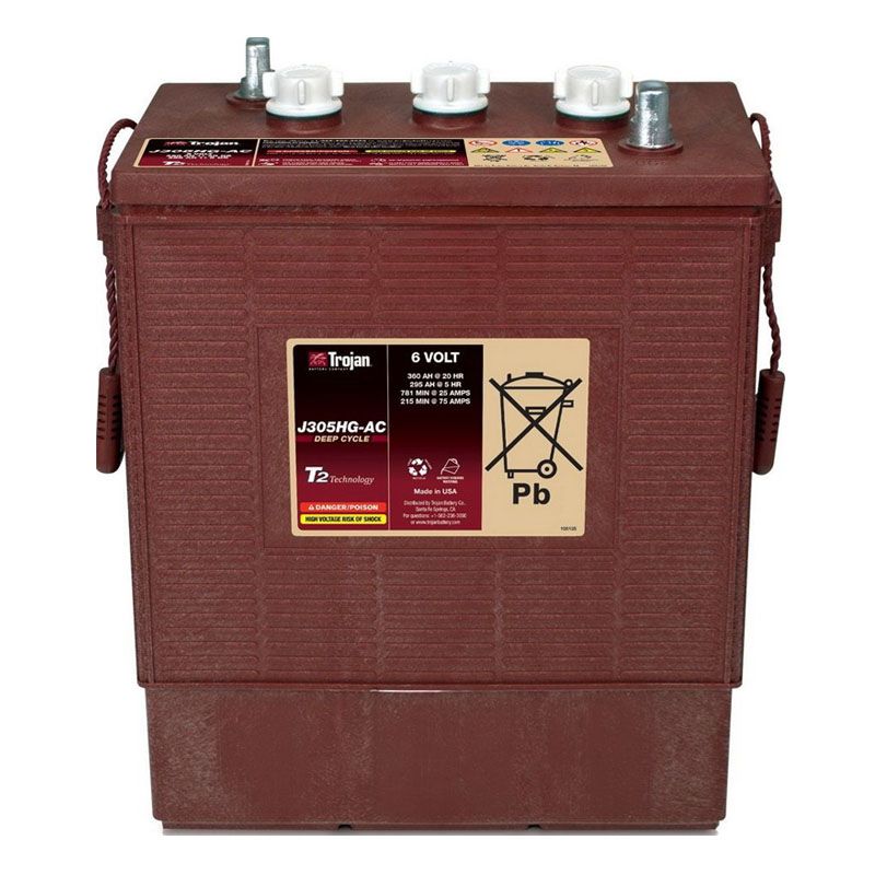 Аккумулятор тяговый Trojan J305HG-AC (6V /295Ah)