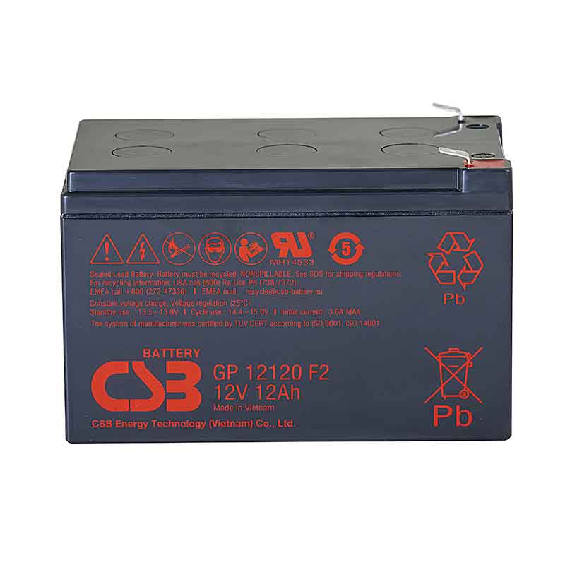 Аккумулятор CSB GP 12120 F2 (12V / 12Ah)
