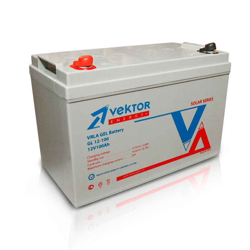 Аккумулятор Vektor GL 12-100 (12V / 100Ah)
