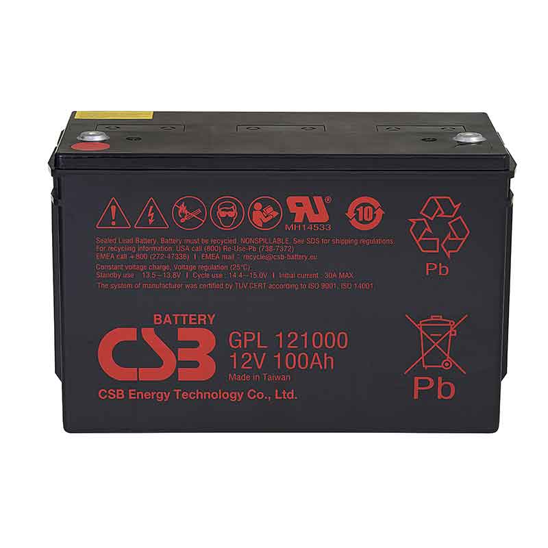 Аккумулятор CSB GPL 121000 (12V / 100Ah)