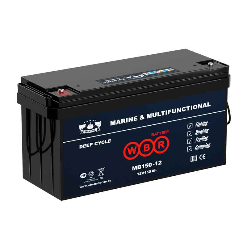 Аккумулятор тяговый WBR MB 150-12 (12V / Ah C5) AGM