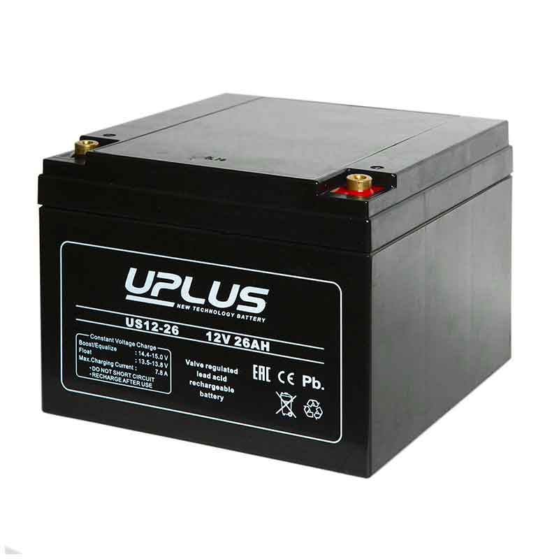 Аккумулятор UPLUS US12-26 (12V / 26Ah)