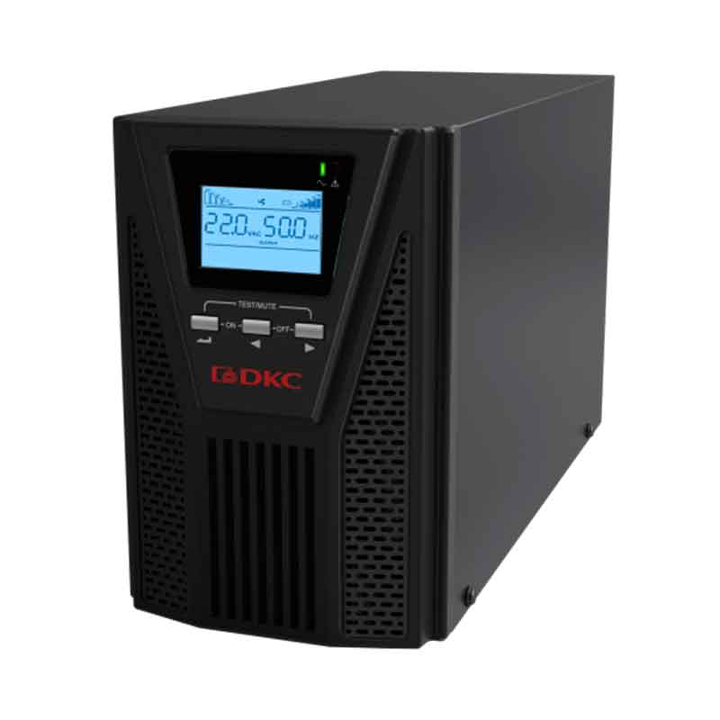 ИБП ДКС Small Tower, 1000 ВА/900 Вт, 1/1, 2xSchuko, EPO, USB, RS-232, RJ45, 3x7Ач (SMALLT1A0PS)