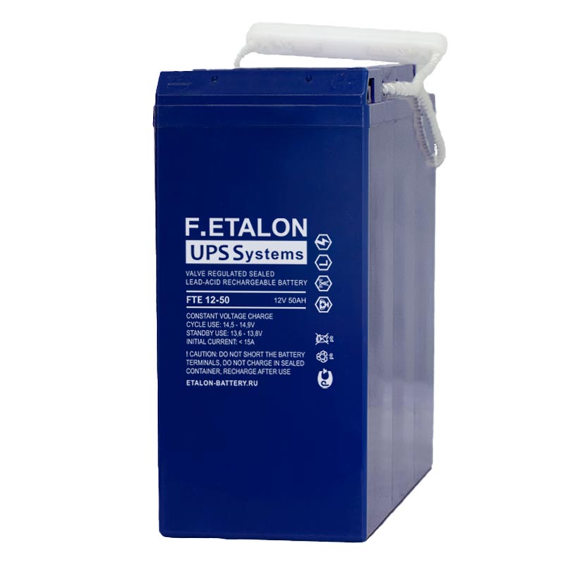 Аккумулятор F.Etalon FTE 12-50 (12V / 50Ah)