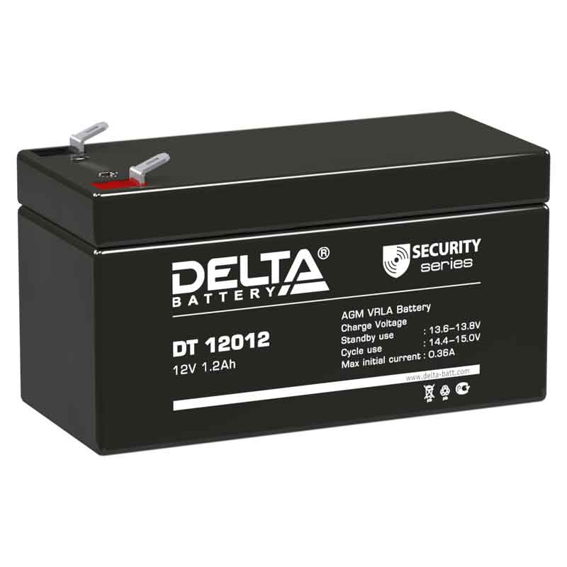 Аккумулятор Delta DT 12012 (12V / 1.2Ah)