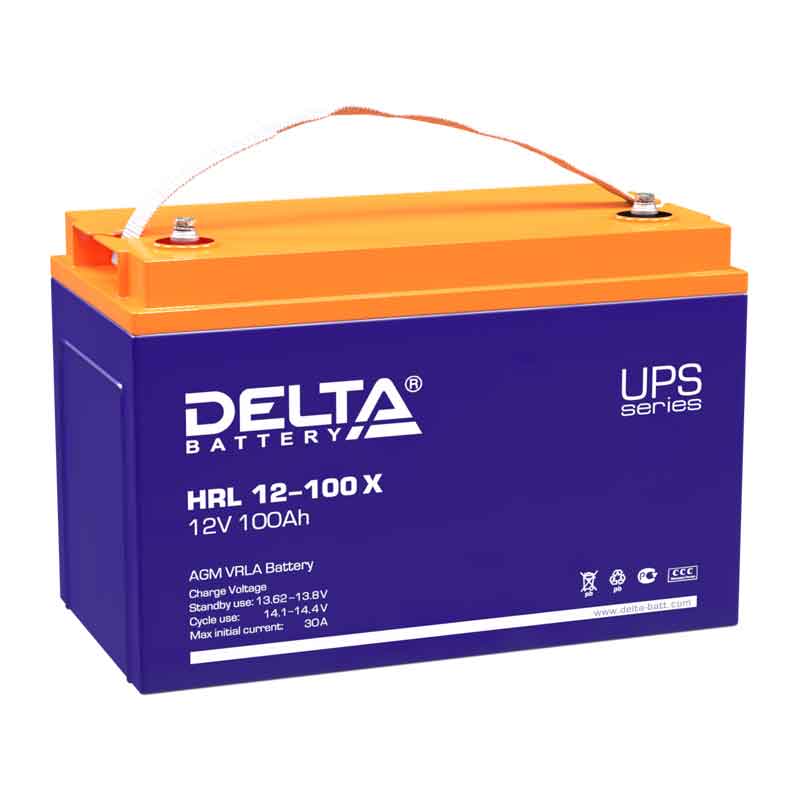 Аккумулятор Delta HRL 12-100 X (12V / 100Ah)