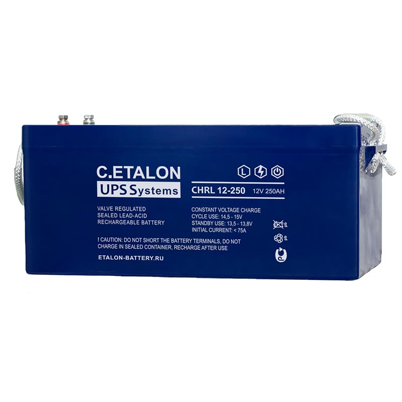 Аккумулятор C.ETALON CHRL 12-250 (12V / 250Ah)