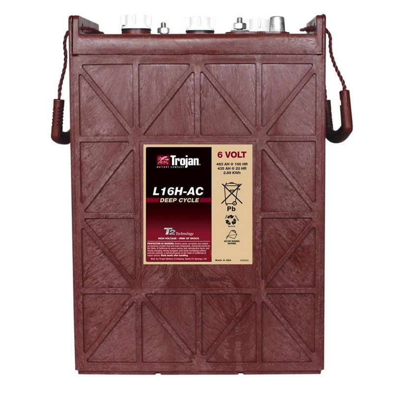 Аккумулятор тяговый Trojan L16H-AC (6V /357Ah)