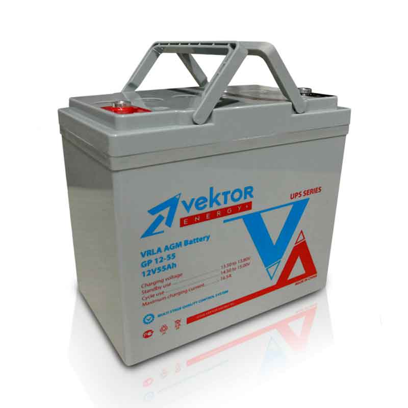 Аккумулятор Vektor GPL 12-55 (12V / 55Ah)