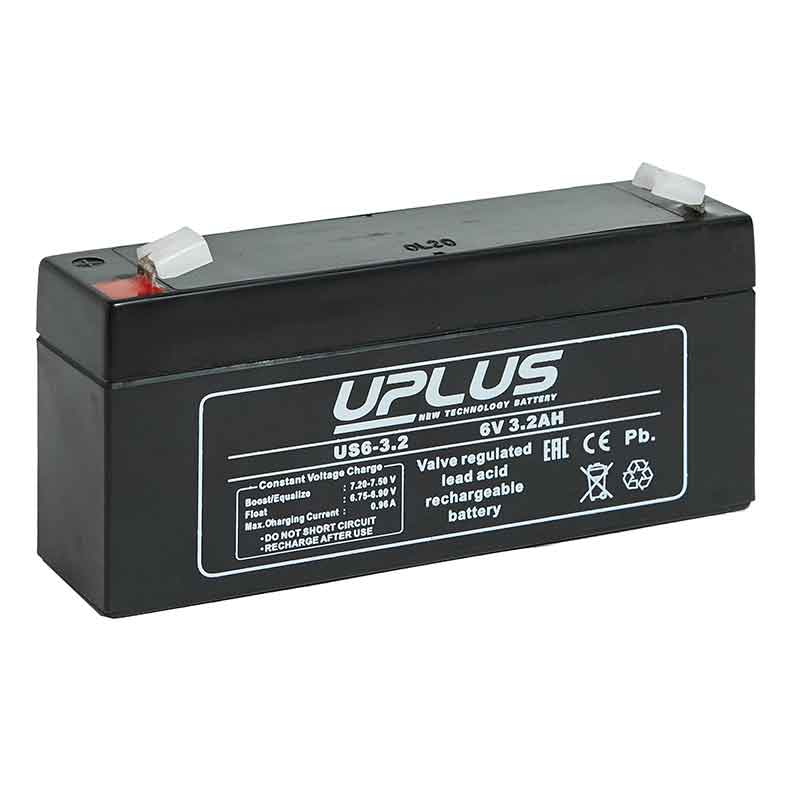 Аккумулятор UPLUS US6-3.2 (6V / 3.2Ah)