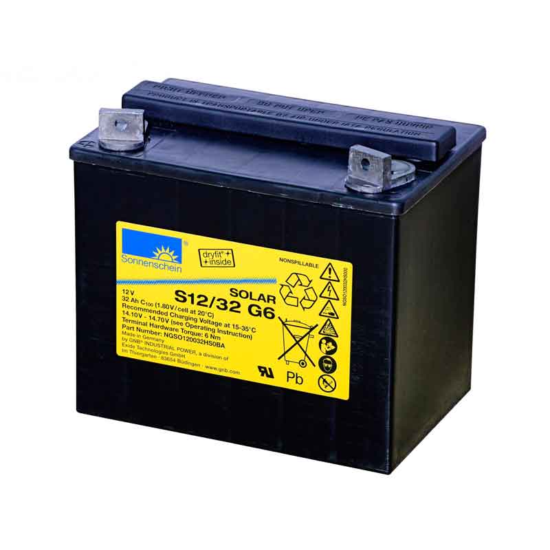 Аккумулятор Sonnenschein S 12/32 G6 (12V / 32Ah)