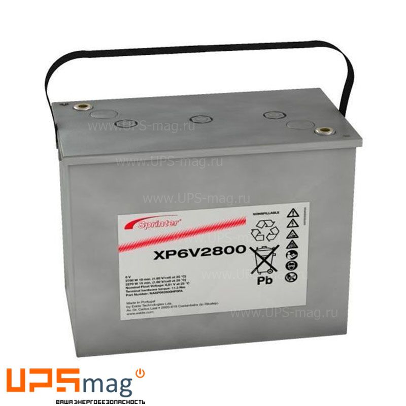 Аккумулятор Sprinter XP6V2800 (6V / 195Ah)