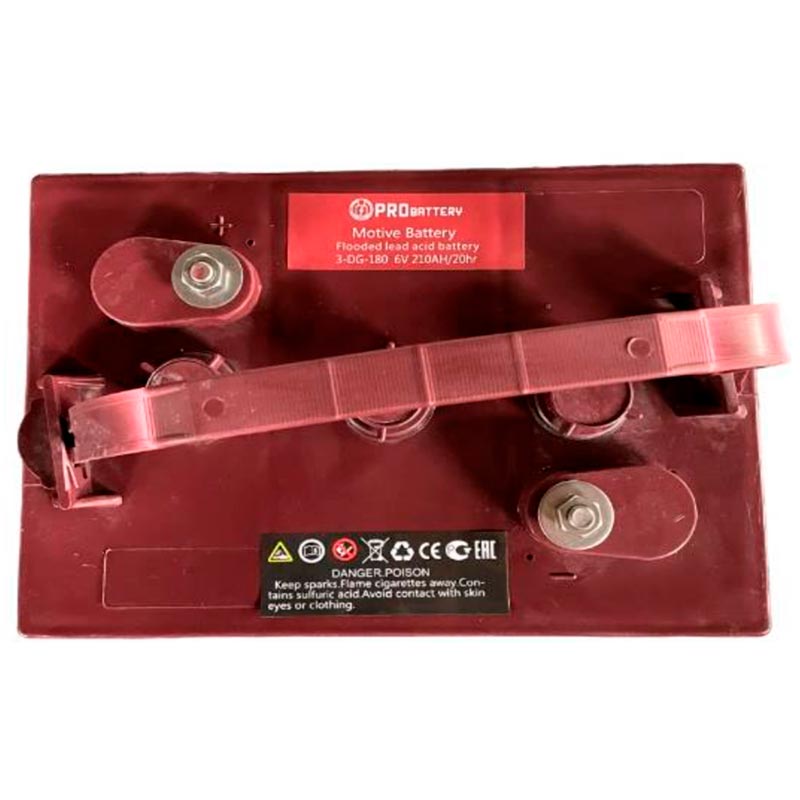 Аккумулятор тяговый PROBATTERY 3-DG-180 (6V / Ah C5) WET