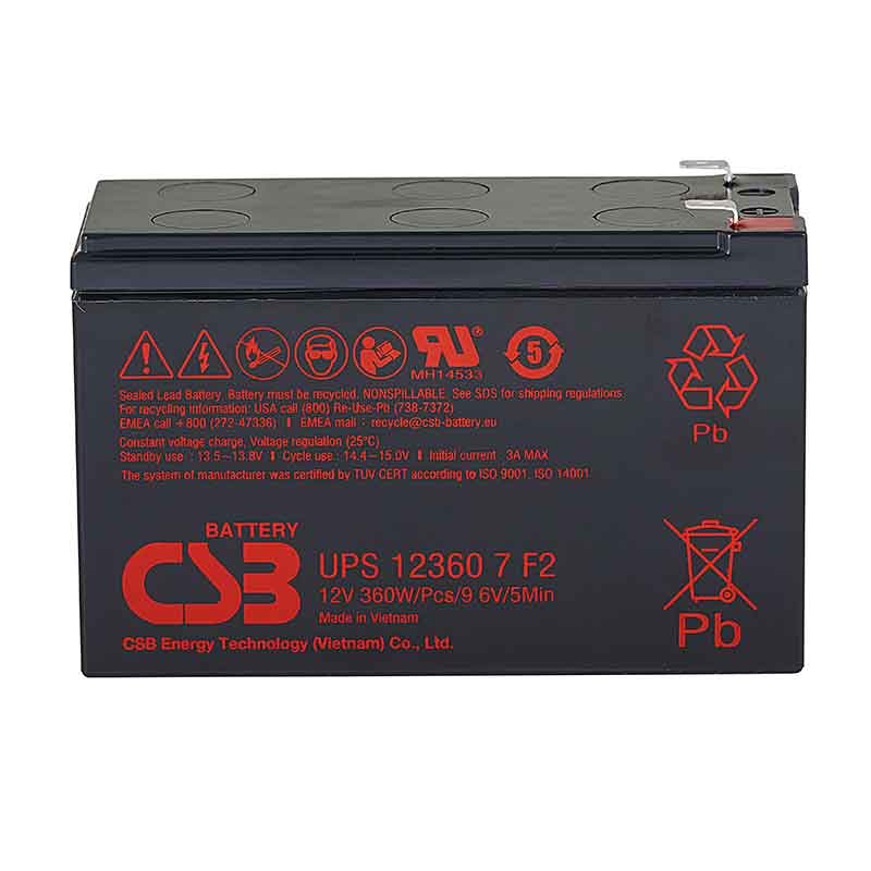 Аккумулятор CSB UPS 12360 7 (12V / 7.5Ah)