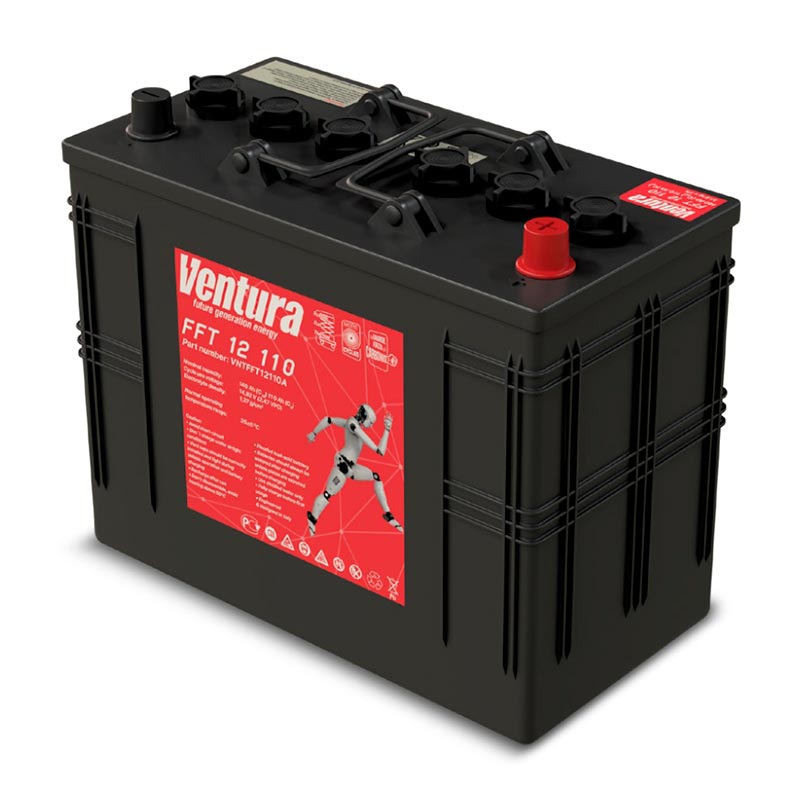 Аккумулятор тяговый Ventura FFT 12 110 (12V / 110Ah C5) WET