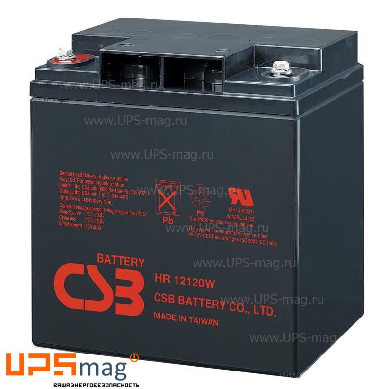 Аккумулятор CSB HR 12120W (12V / 30Ah)