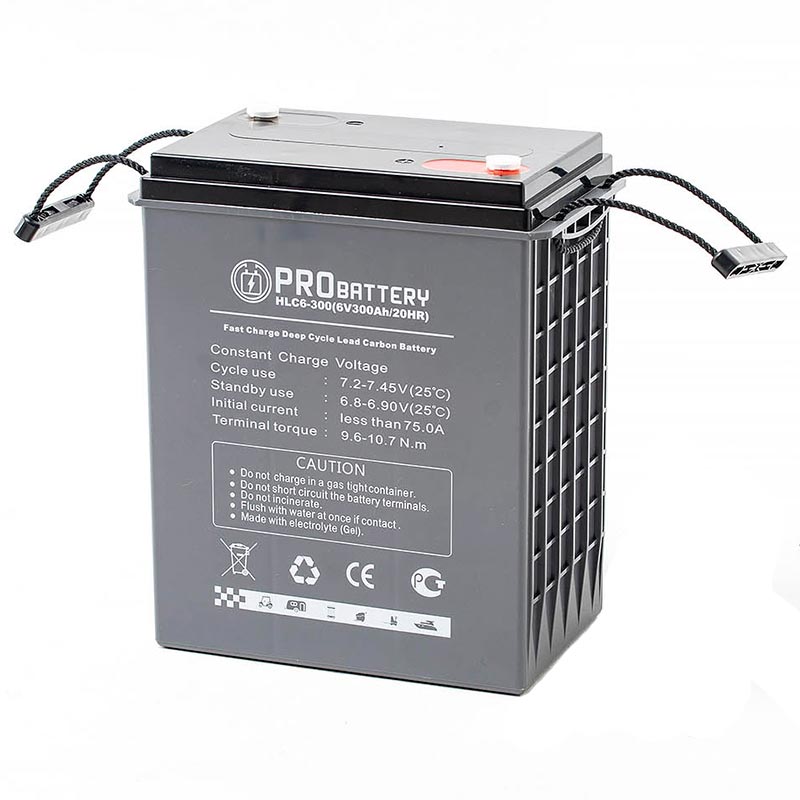 Аккумулятор тяговый PROBATTERY HLC6-300 (6V / 270Ah C5) GEL