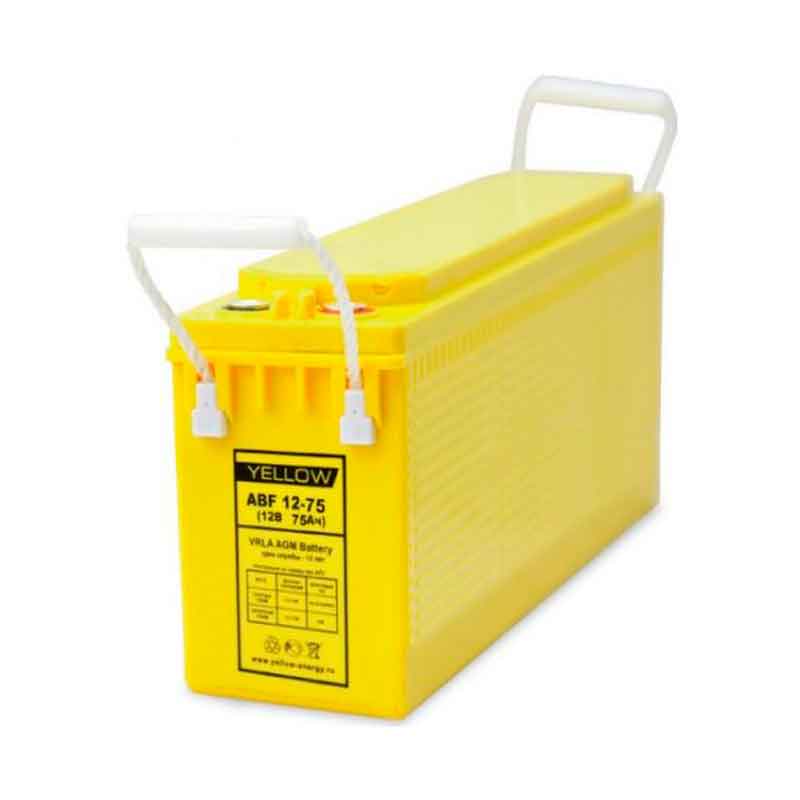 Аккумулятор YELLOW ABF 12-75 (12V / 75Ah)