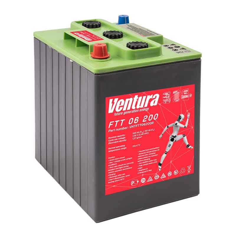 Аккумулятор тяговый Ventura FTT 06 200 (6V / 199Ah C5) WET