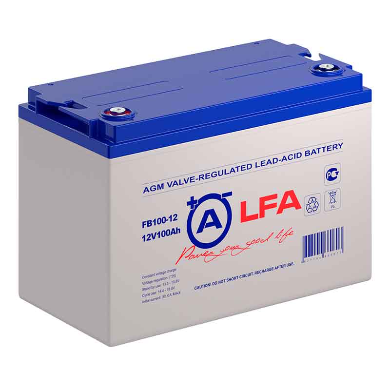 Аккумулятор ALFA Battery FB100-12 (12V / 100Ah)