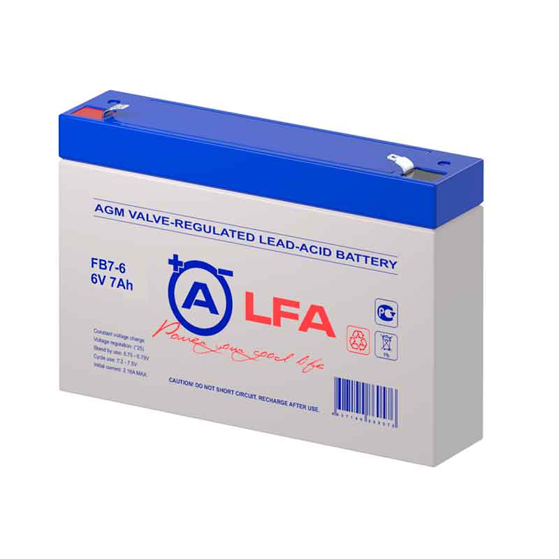 Аккумулятор ALFA Battery FB7-6 (6V / 7Ah)