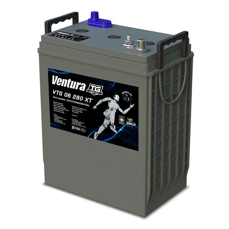 Аккумулятор тяговый Ventura VTG 06 280 XT (6V / 245Ah C5) GEL