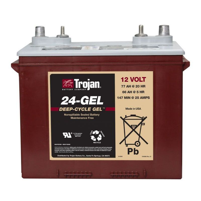 Аккумулятор тяговый Trojan 24-GEL (12V /66Ah)