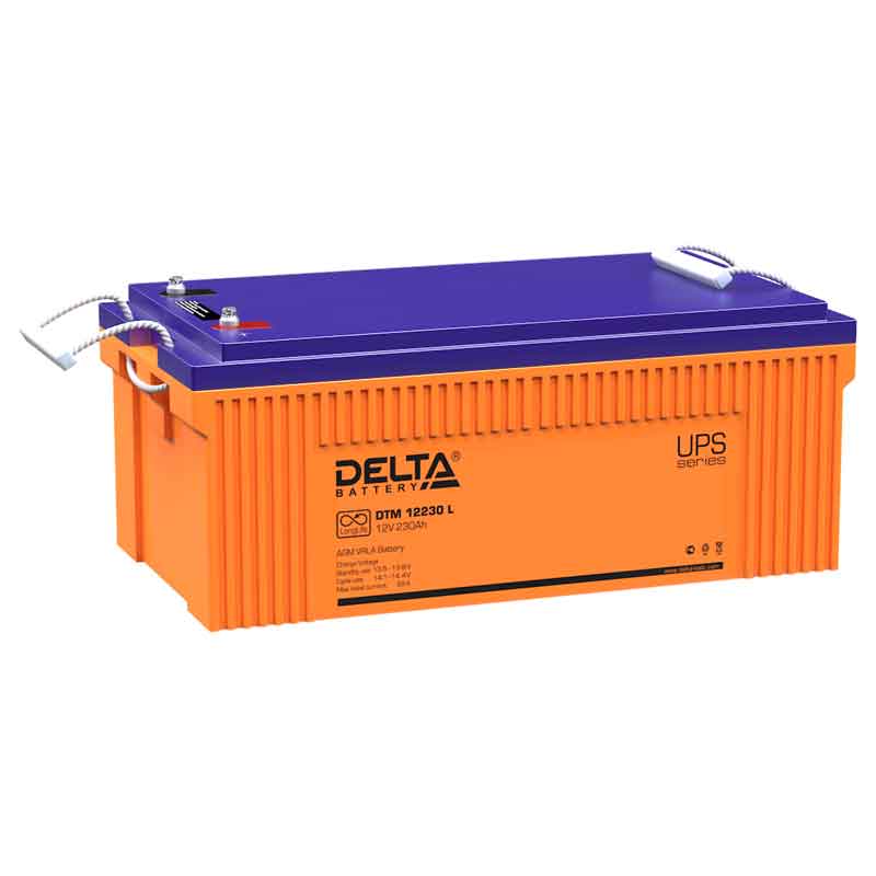 Аккумулятор Delta DTM 12230L (12V / 230Ah)