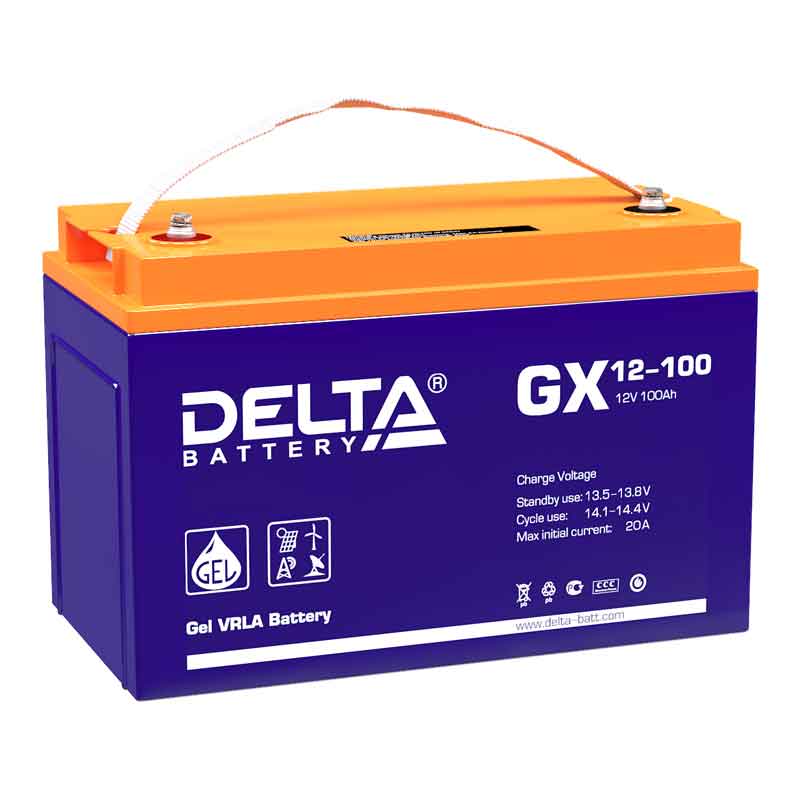 Аккумулятор Delta GX 12-100 (12V / 100Ah)