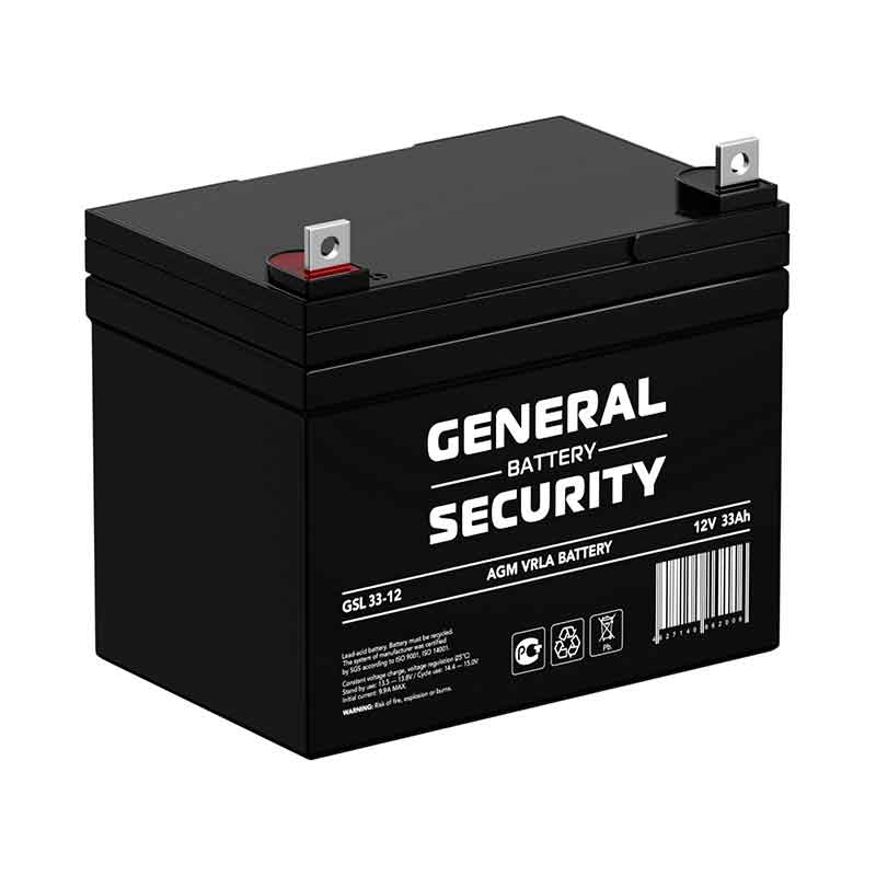 Аккумулятор General Security GSL 33-12 (12V / 33Ah)