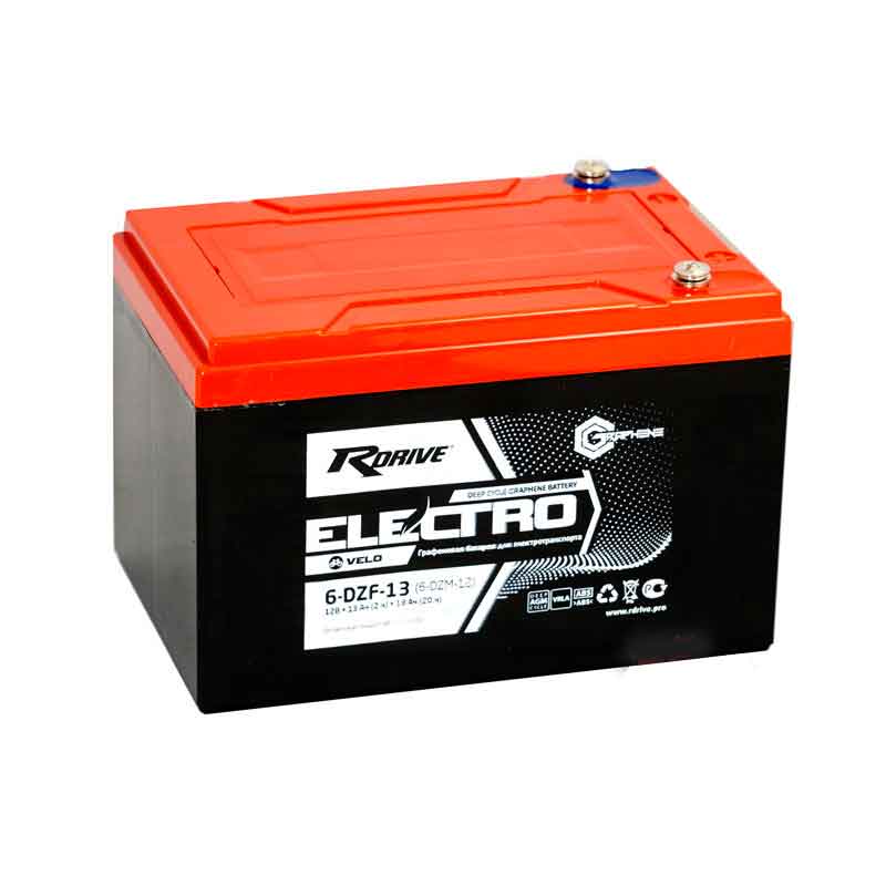 Аккумулятор тяговый RDrive 6-DZF-13 (6-DZM-12) (12V / Ah C5) AGM
