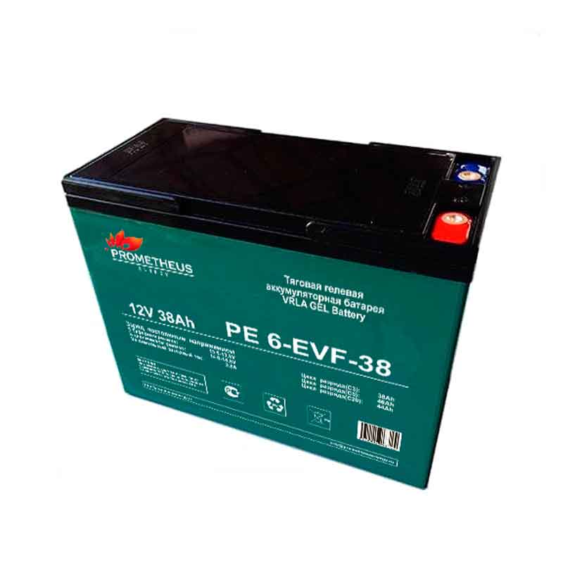 Аккумулятор тяговый Prometheus PE 6-EVF-38 (12V / 40Ah)