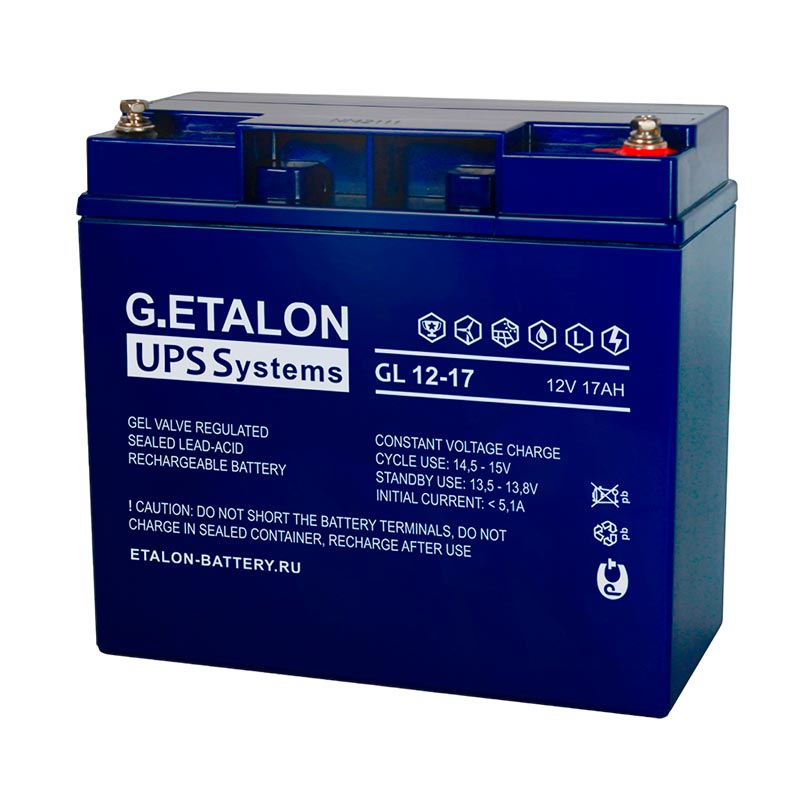 Аккумулятор G.ETALON GL 12-17 (12V / 17Ah)