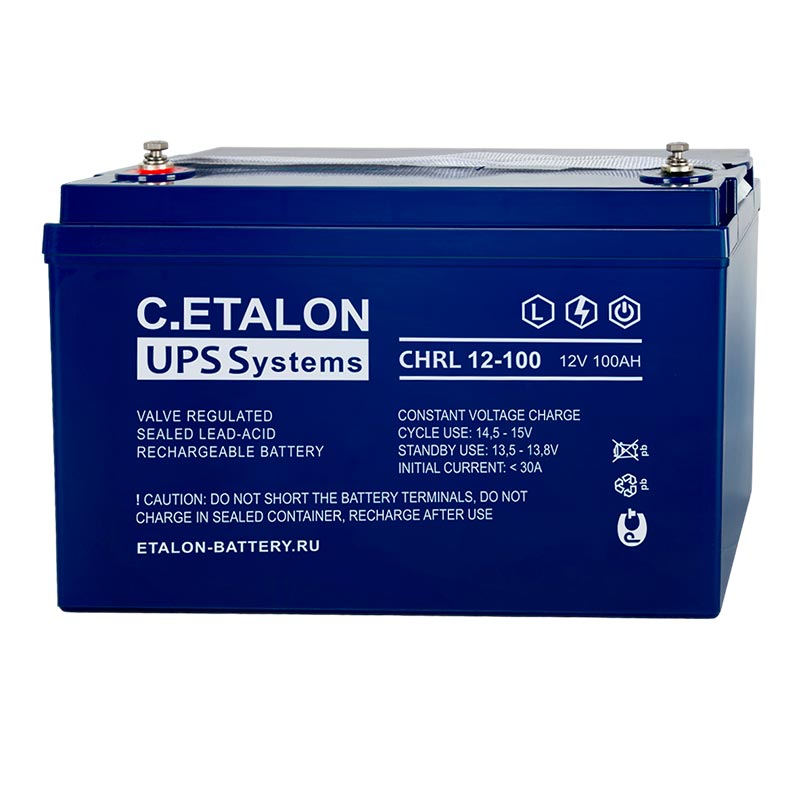 Аккумулятор C.ETALON CHRL 12-100 (12V / 100Ah)