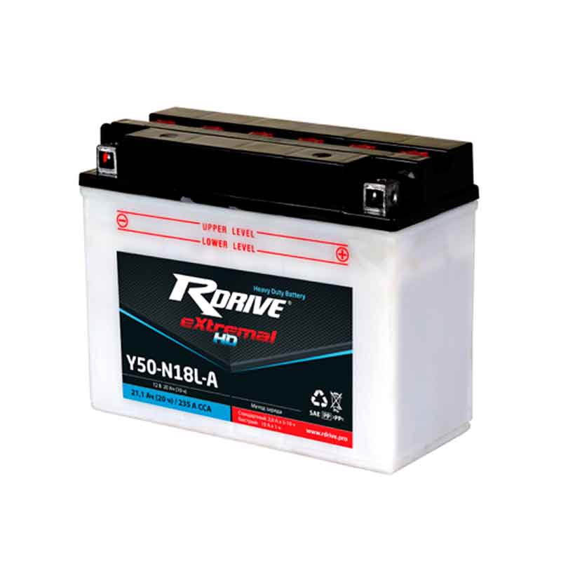Аккумулятор RDRIVE EXTREMAL HD Y50-N18L-A (12V / 20Ah)