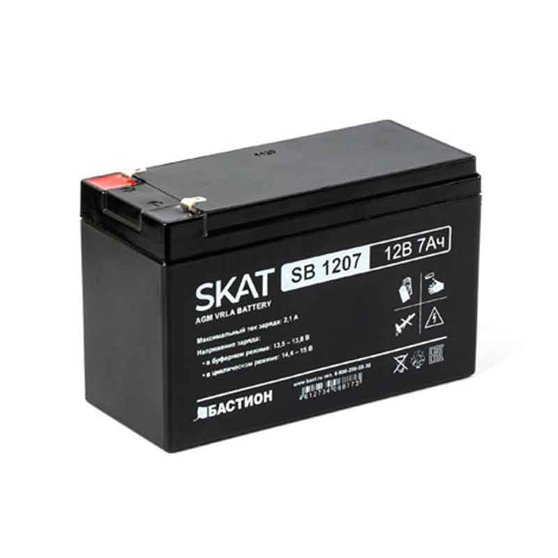 Аккумулятор SKAT SB 1207 (12V / 7Ah)