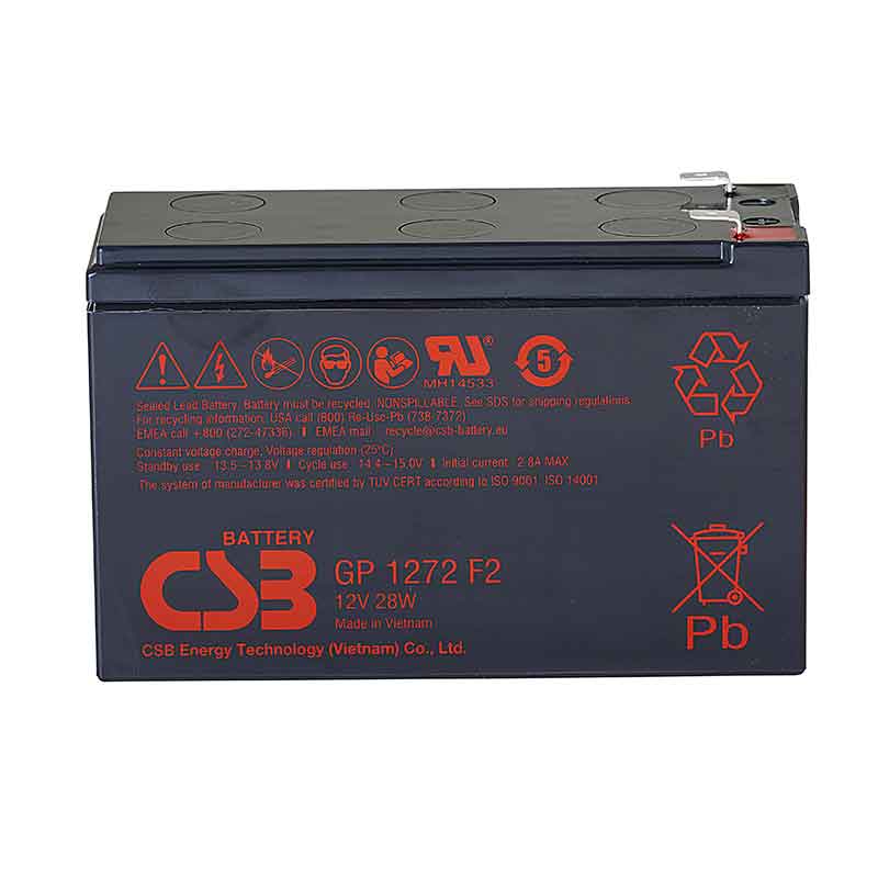 Аккумуляторная батарея для ИБП CSB GP 1272(28W) (12V / 7Ah)