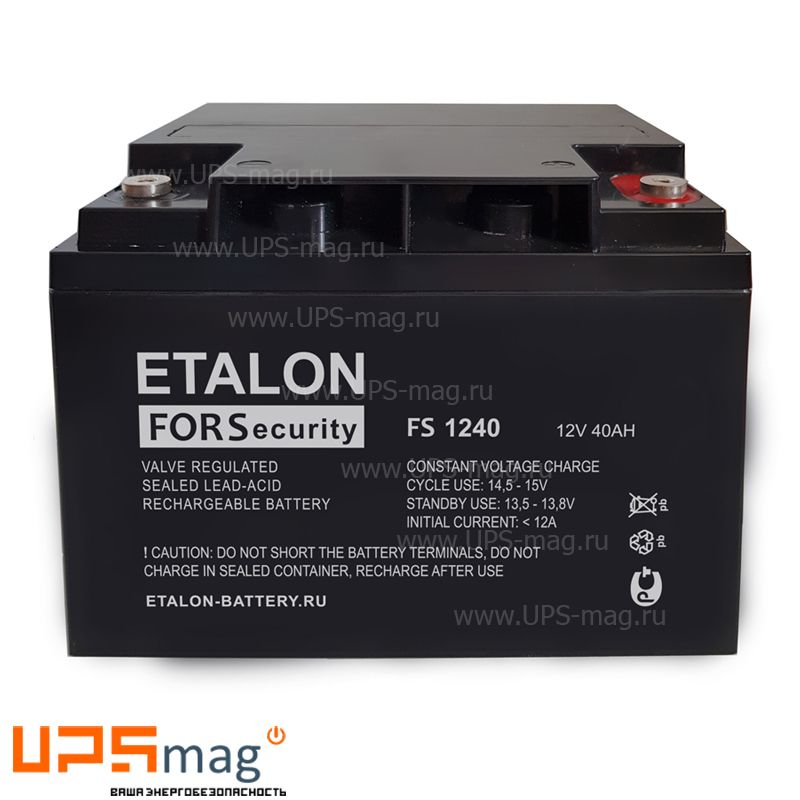 Аккумулятор Etalon FS 1240 (12V / 40Ah)
