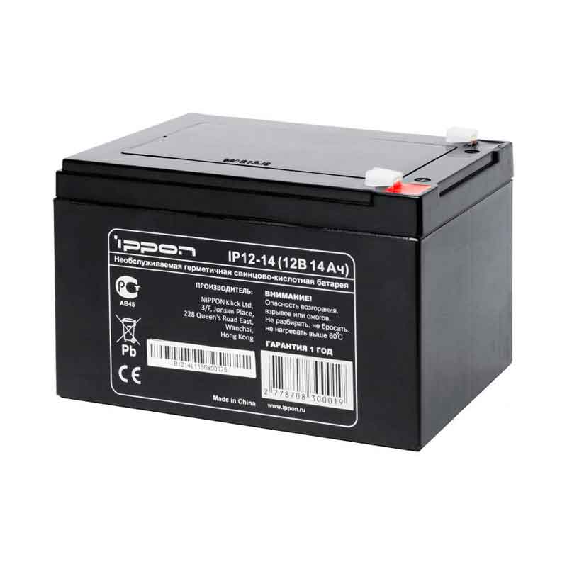 Аккумулятор Ippon IP12-14 (12V / 14Ah)