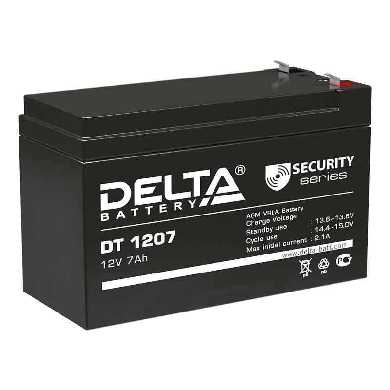 Аккумулятор Delta DT 1207 (12V / 7Ah)