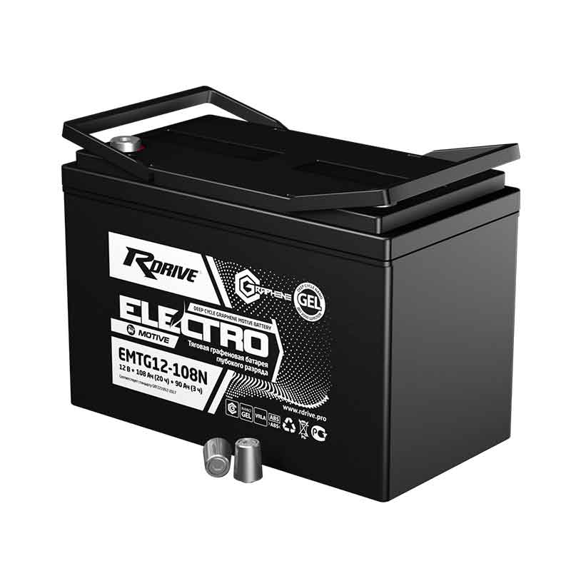 Аккумулятор тяговый RDrive EMTG12-108N (12V / Ah C5) GEL