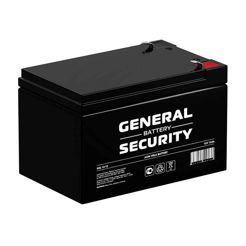 Аккумулятор General Security GSL 12-12 (12V / 12Ah)
