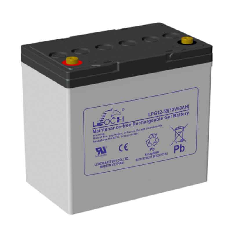 Аккумулятор LEOCH LPG12-50 (12V / 50Ah)