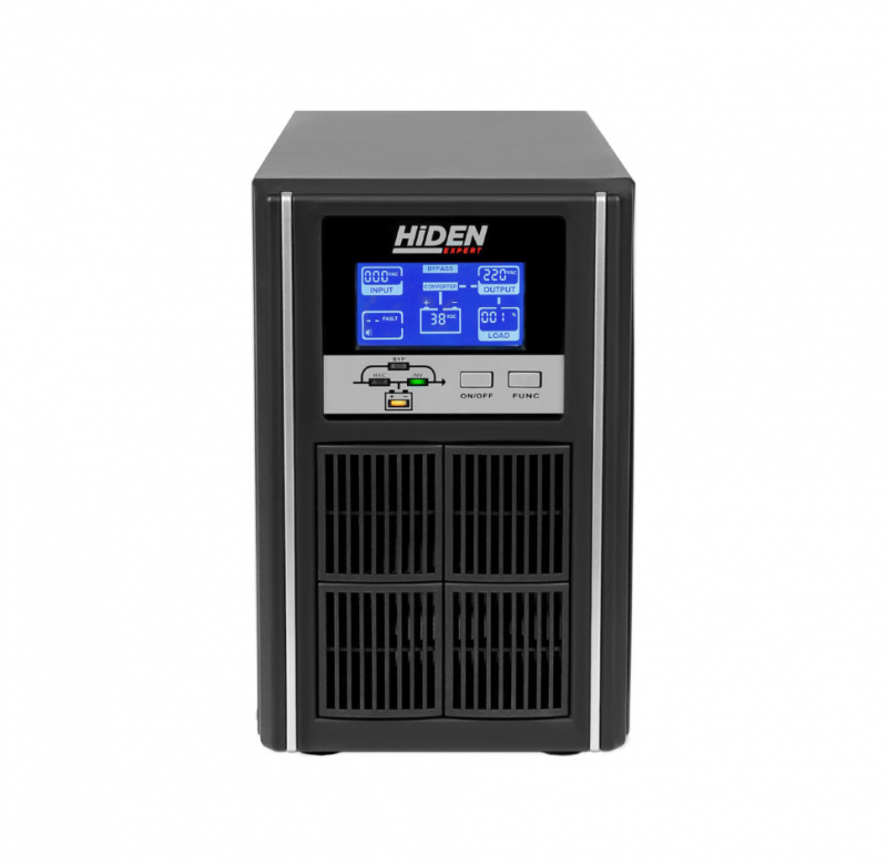 ИБП HIDEN EXPERT UDC9201H-36, внешние акб= 36В (3 АКБ), ЗУ 10A, 1 kVA/0,9 kW (PF=0,9)