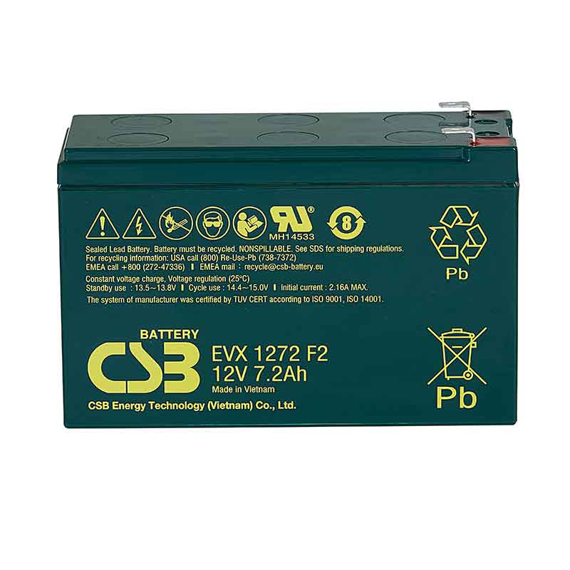 Аккумулятор CSB EVX 1272 (12V / 7.2Ah)