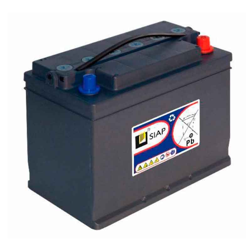 Аккумулятор тяговый SIAP 6 GEL 65 (12V / 65Ah C5) GEL