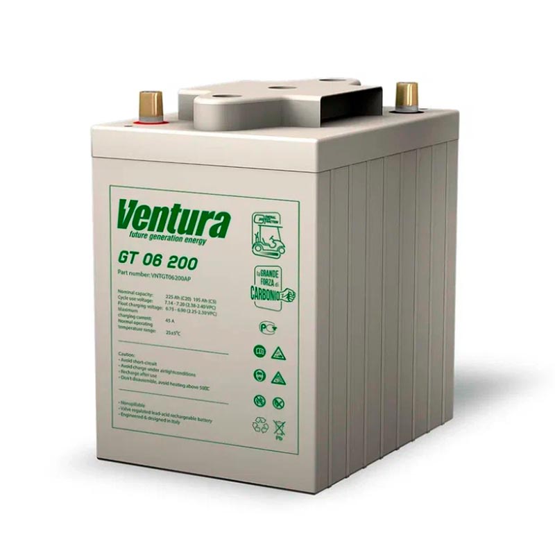 Аккумулятор тяговый Ventura GT 06 200 (6V / 207Ah C5) AGM